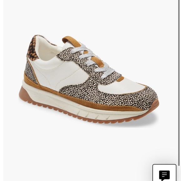 Madewell Women Kickoff Trainer Sneakers Calf Hair size 7.5 - Picture 1 of 6